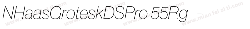 NHaasGroteskDSPro 55Rg◆字体转换
